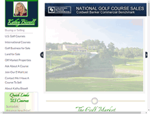 Tablet Screenshot of kbgolfcoursesales.com